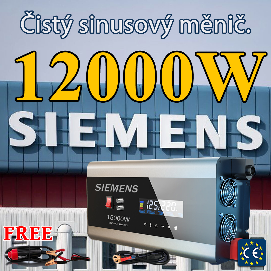 【SIEMENS】Čistý sinusový měnič12000w